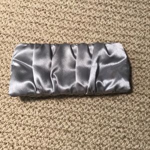 Small silver clutch